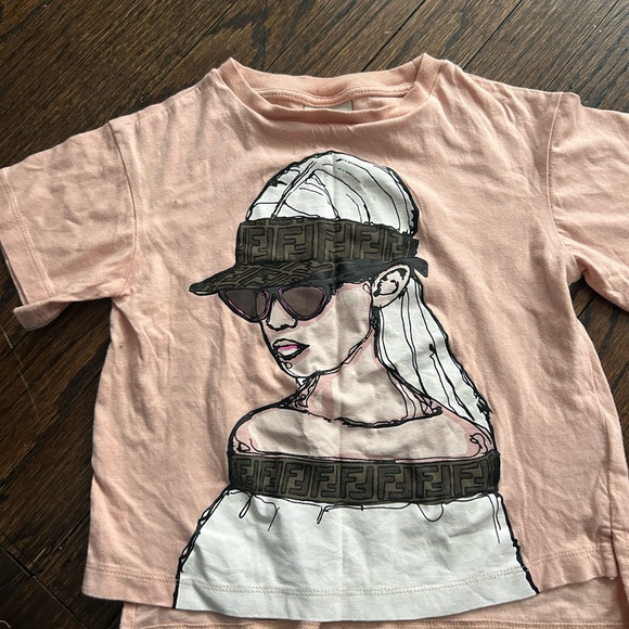 Fendi Other - Stylish Pink FENDI Kids T-Shirt